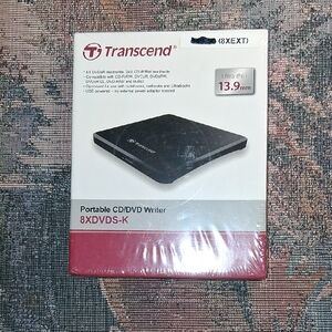 Ultra-Thin Black CD/DVD Writer